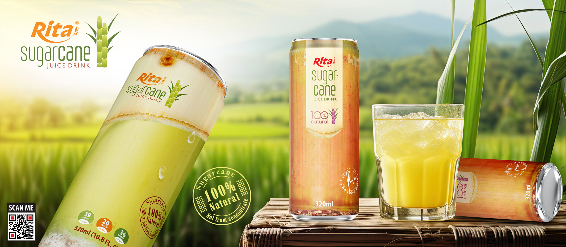 Sugarcane juice RITA brand