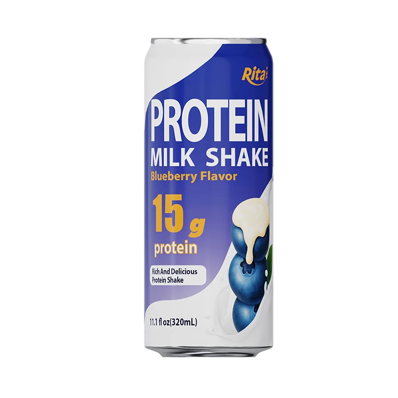 Rita 330ml sleek can milk drink blueberry