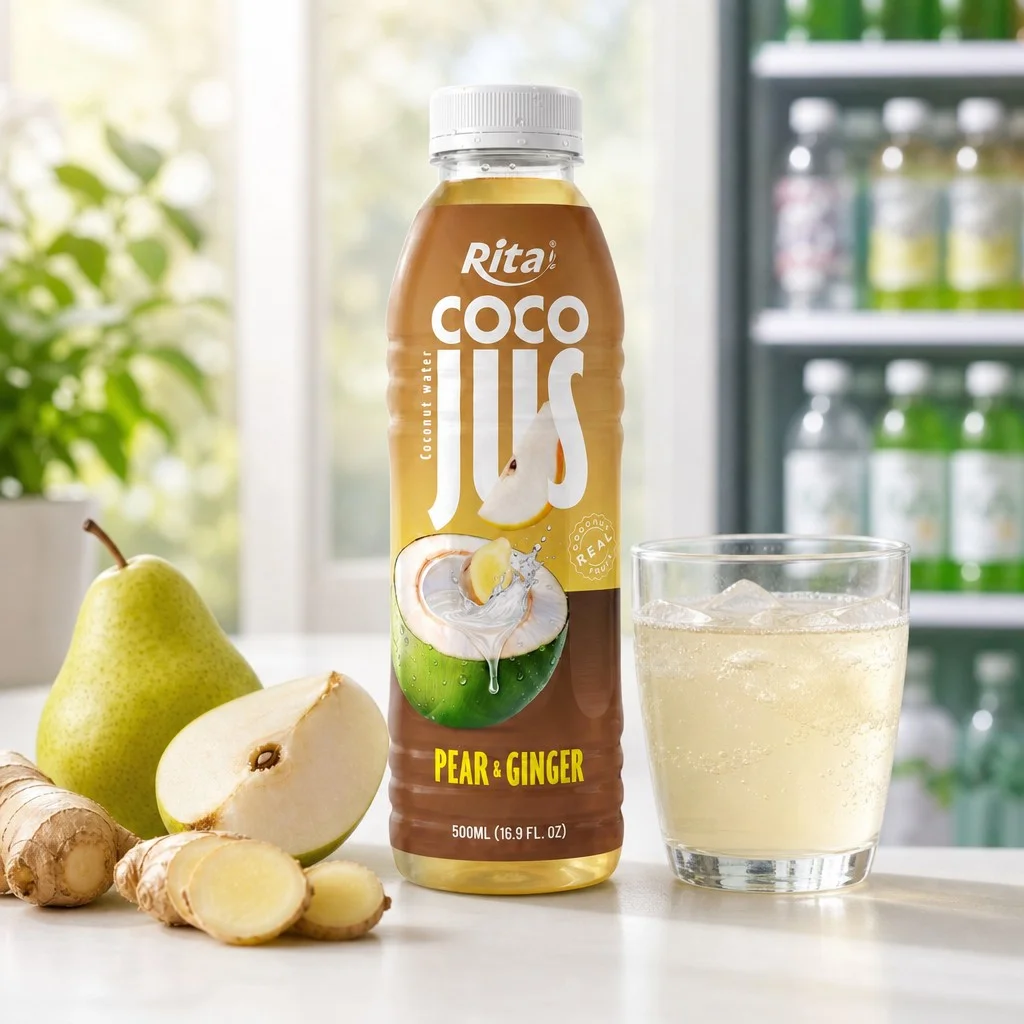Brand Spotlight Coco Jus Real Coconut Water with Pear and Ginger - Image 2