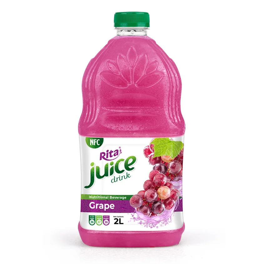 2L PET bottle Nutritional beverage RITA Grape juice drink