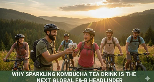  Spark + Culture: Why Sparkling Kombucha Tea Drink Is the Next Global F&B Headliner