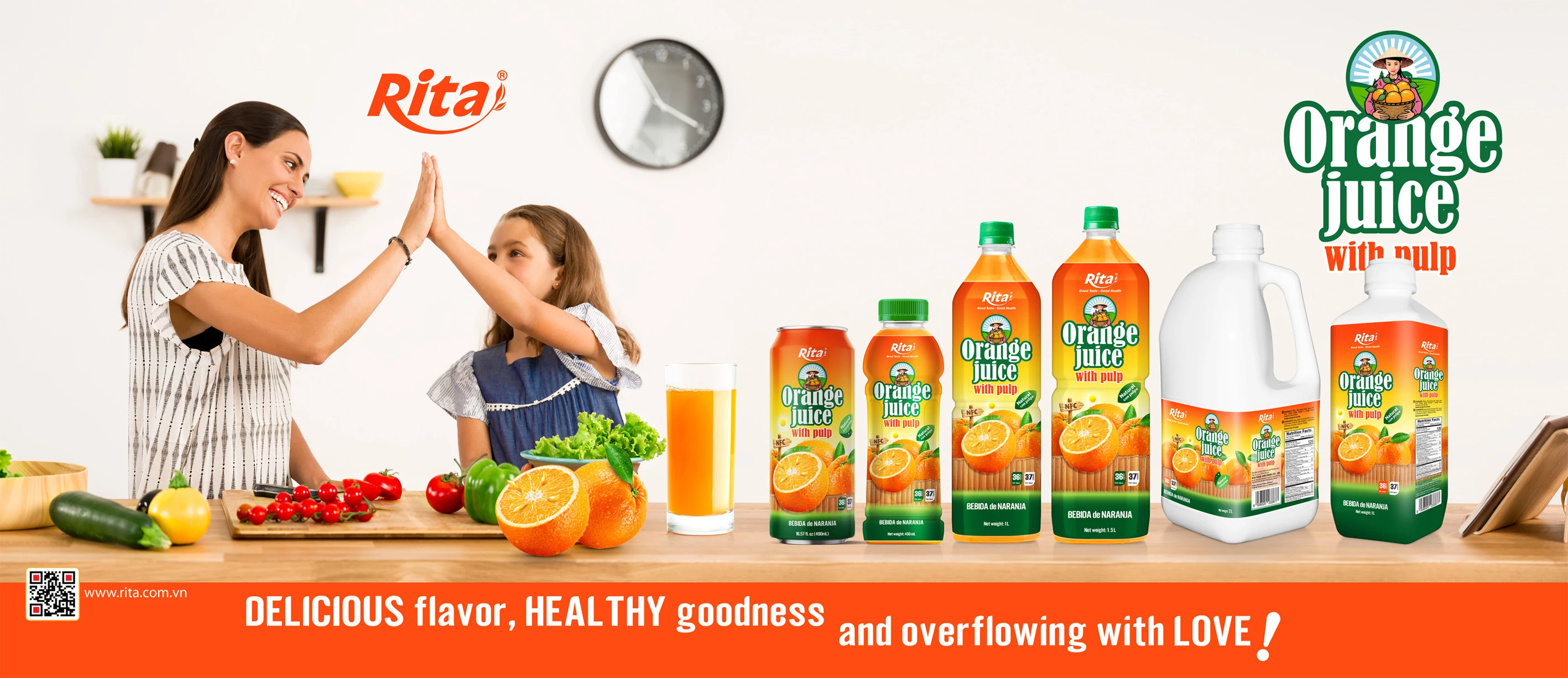 Orange juice with Pulp