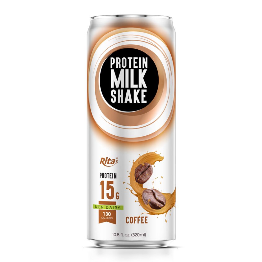 10.8 FL Oz (Non-Dairy) Protein Milk Shake With Coffee Flavor