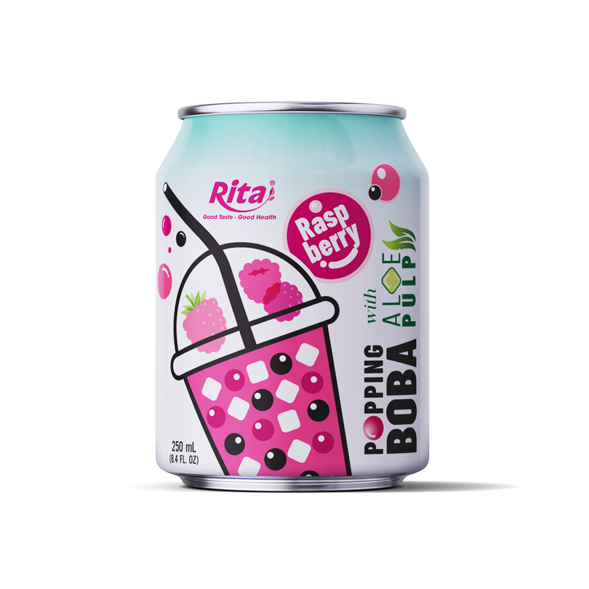 Best Taste 8.4 Fl Oz Cans Popping Boba Bubble Tea Mix RaspberryBest Taste 8.4 Fl Oz Cans Popping Boba Bubble Tea Mix Raspberry