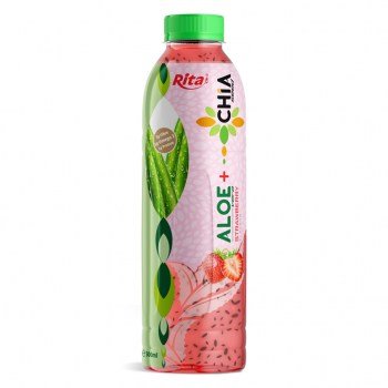 353_16.9_Fl_Oz_Rita_Aloe_Vera_Drink_with_Chia_Seed_Strawberry_Flavor_PET_Bottle